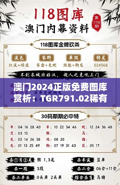 澳门2024正版免费图库赏析:TGR791.02稀有版全景鉴赏