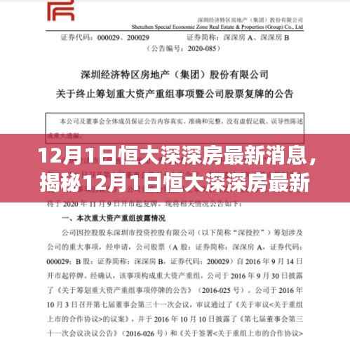 揭秘恒大深深房最新动态与前景展望,深度解析及最新消息速递(12月1日更新)